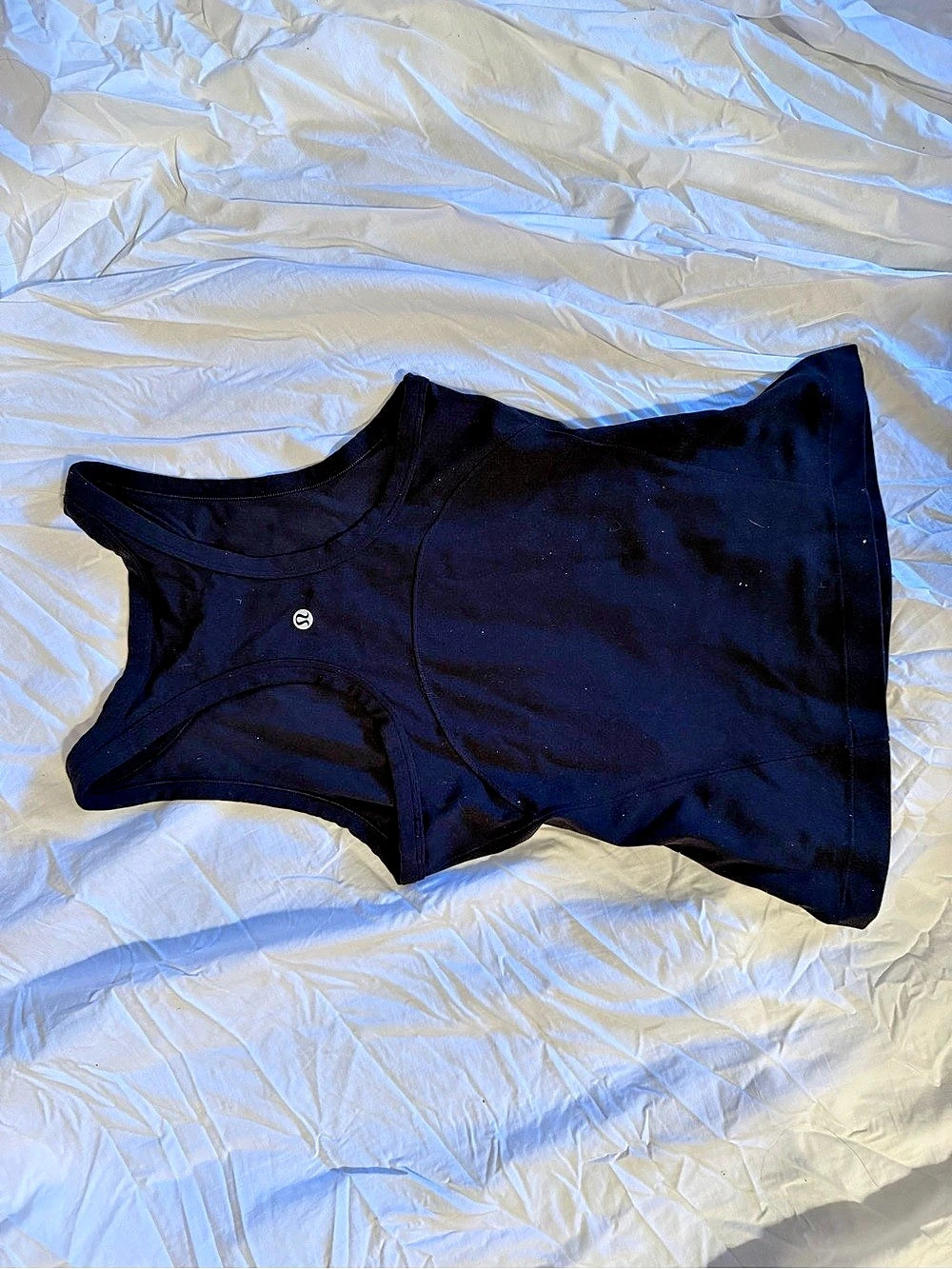 Lululemon Cut Back Crop Tank Black